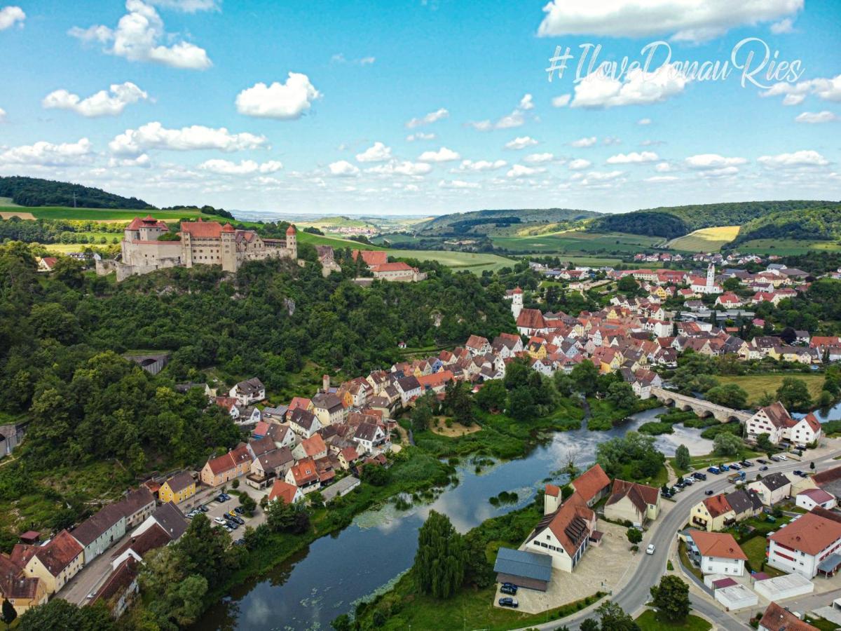 Old Bavarian House On The Romantic Road Harburg  Luaran gambar