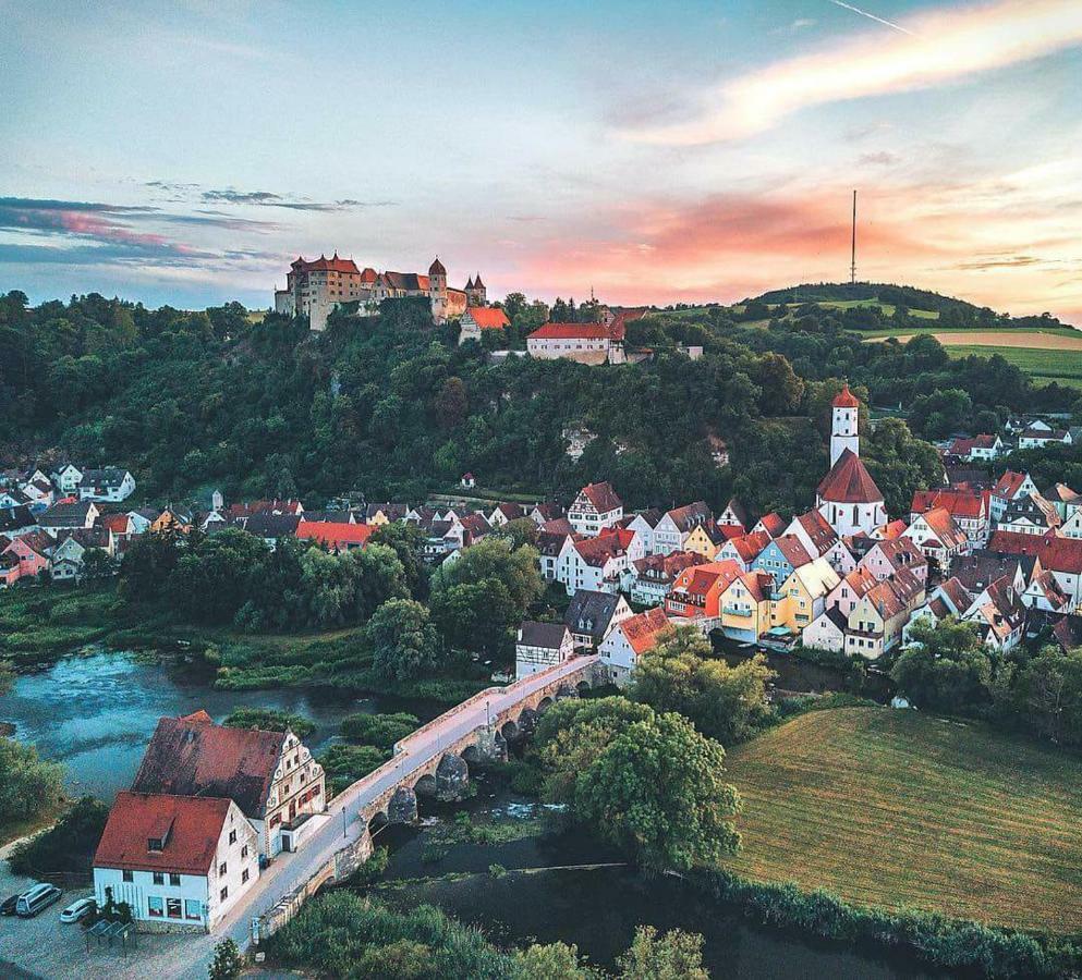 Old Bavarian House On The Romantic Road Harburg  Luaran gambar